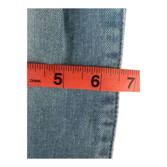 Forever 21 Premium Denim Skinny Jeans Women’s 26 Blue Distressed Ripped Pants - Picture 6 of 16